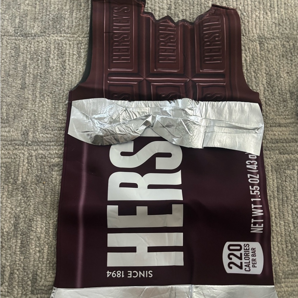 Hershey Bar Candy Adult Unisex Halloween Costume
